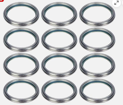ya 4 8.8 100x Silver Tone Oil Drain Plug Seal Ring Fit for 2011-2021 for Subaru 803916010