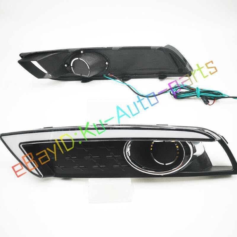 ya 9 10.24 for Hyundai Venue 2020-2023 LED front bumper fog lights B daytime running lights-
