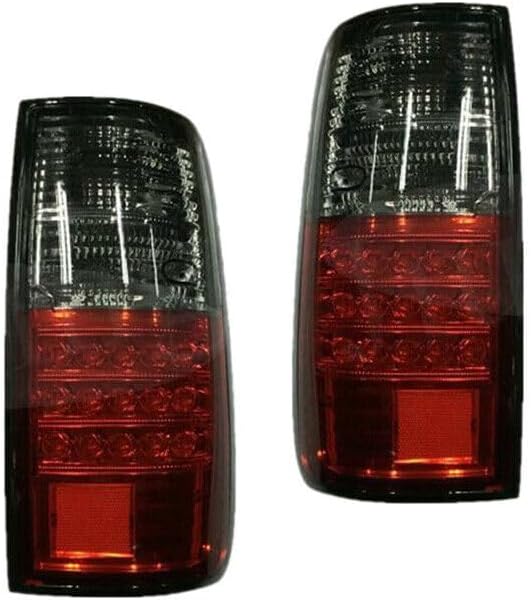 ya 4 8.14 Red and Black LED Tail Light Brake Light for Toyota Land Cruiser LC80 FJ80 1991-1997