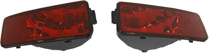 ya 10 9.16 zhengce 1Pair Rear Bumper Reflector Lamp Fog Light w/Bulbs for Dodge JOURNEY 2009-2