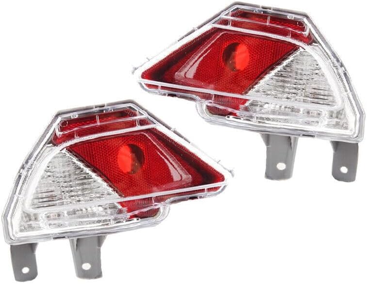 ya 2 8.15 A pair of rear bumper reflectors stop taillights and brake lights for Toyota RAV4 2016-2019
