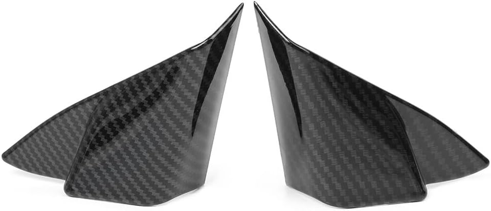 ya 9 10.24 for Toyota for Camry 2018-2023 2x Carbon Fiber Interior Front Triangle F fo