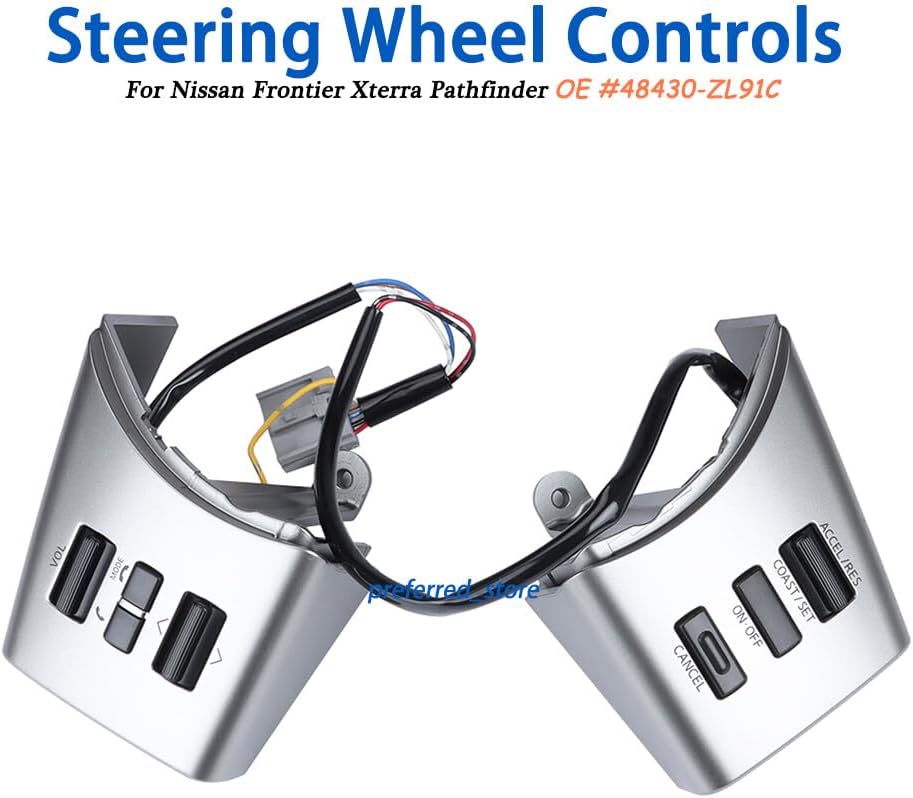 ya 4 8.8.2 for Nissan Frontier Xterra Pathfinde 2005-12 Steering Wheel Controls 48430-ZL91C