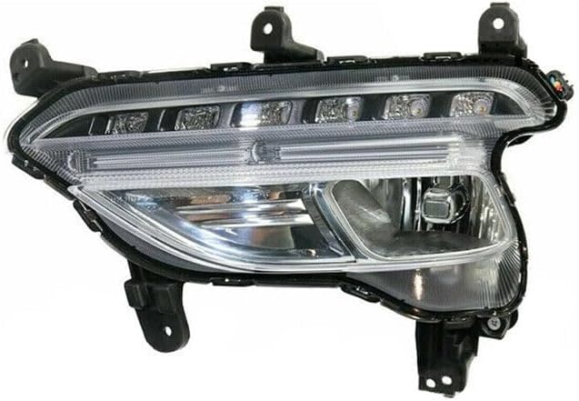 ya 2 8.15 Left front fog light daytime running light suitable for 2016-2018 for Hyundai Santa Fe Sport