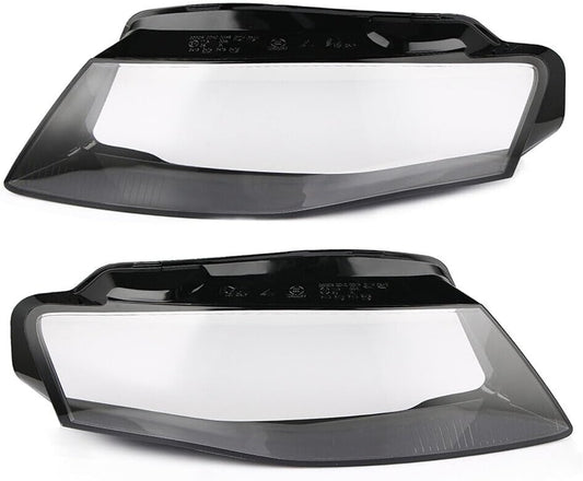 ya 4 8.10 Suitable for Audi A4 2009-2012 B8 Left and Right Headlight Headlight Lens Cover Kit 