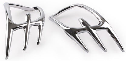 ya 9 10.24 Chrome Goldwing Fairing Mirror Back Accent Grille Fit for Honda GL1800 2001