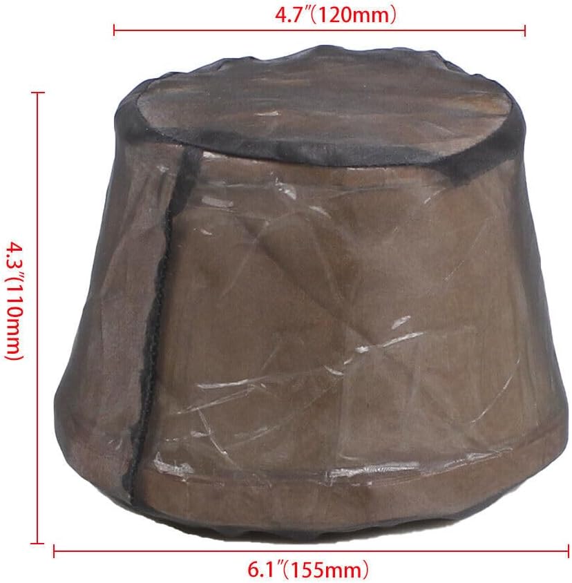ya 13 9.15 baidi Universal Water Guard Cold Air Intake Pre-Filter Cone Filter Cover Dustproof