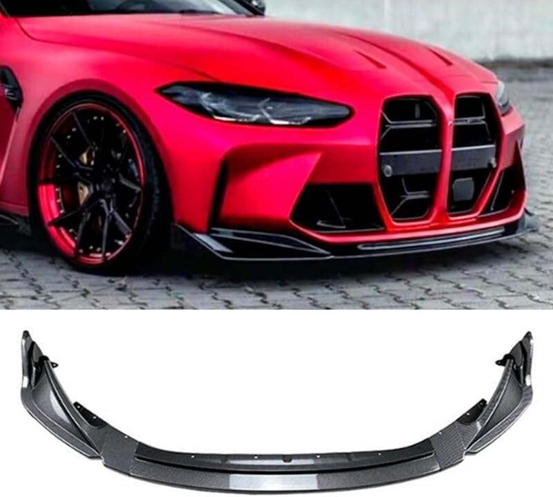 ya 2 8.15 Carbon Fiber Front Bumper Spoiler Splitter Lip for BMW G80 M3 G82 M4 2021-2023
