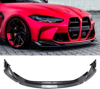 ya 2 8.24 baidi Carbon Fiber Front Bumper Spoiler Splitter Lip for BMW G80 M3 G82 M4 2021-2023