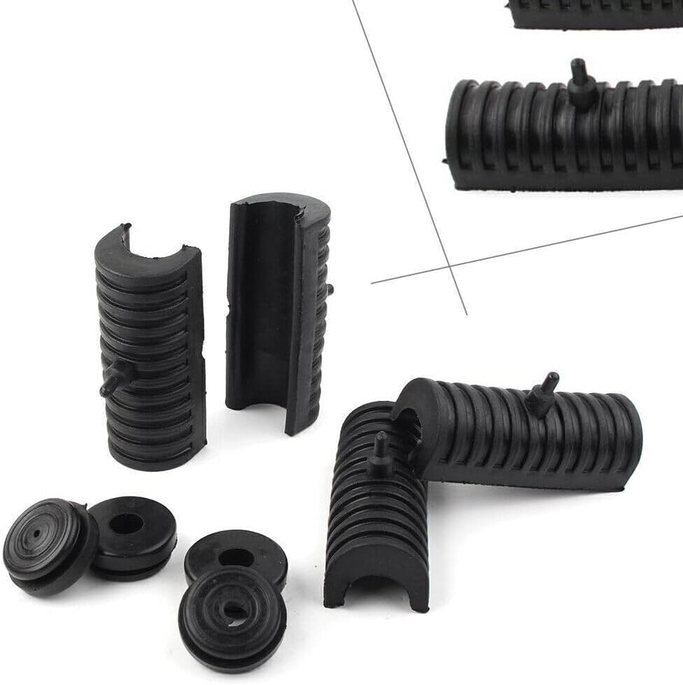 ya 11 9.14 baidiRubber Grommets Support Cushion Hard Bags Saddlebag for Harley Touring 1994-2013