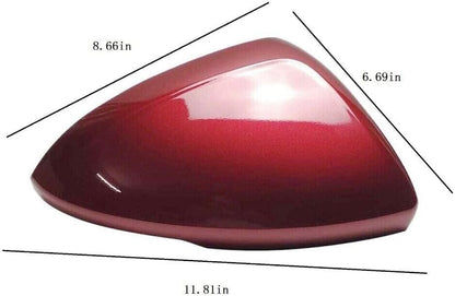 ya 11 9.14 baidiRight Side Mirror Cover Cap Red Replacement for Chevrolet for Cruze 2017 2018 2019