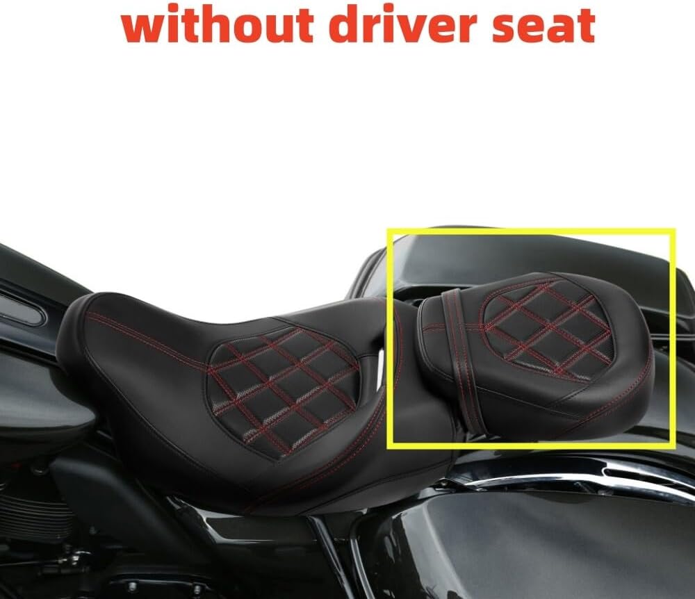 ya 23 10.7 baidi Red patchwork passenger for SEAT s are available on for Harley Touring Electra Glide Road King 2009-23-