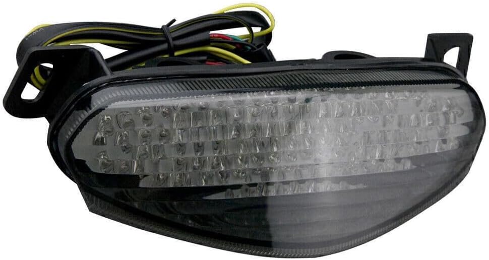 ya 4 8.8.2 1x Smoke Tail Light Brake Turn Signals for Kawasaki 650R ER-6 09 2010