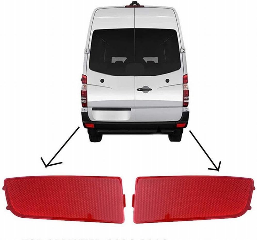 ya 13 9.15 baidi Light Reflector ABS Plastic For Crafter 2006-2016 Rear Bumper Reflector
