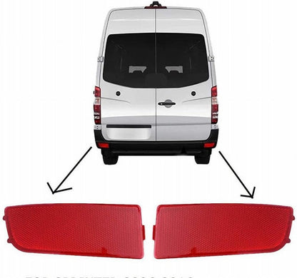 ya 13 9.15 baidi Light Reflector ABS Plastic For Crafter 2006-2016 Rear Bumper Reflector