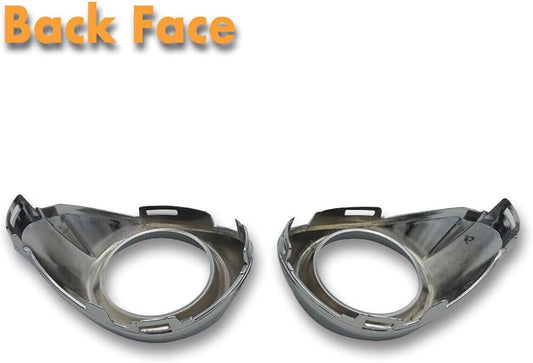 ya 4 8.10 2PCS Chrome Front Bumper Fog Light Ring Cover Trim Bezel for Ford Focus 12-2014