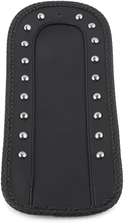 ya 4 8.10 for Harley Softail 84-06 Black PU Leather Rivet Rear Fender Bib Solo for SEAT