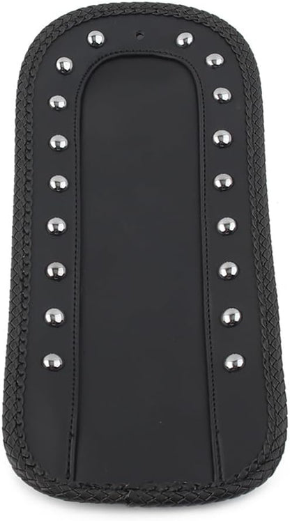 ya 4 8.10 for Harley Softail 84-06 Black PU Leather Rivet Rear Fender Bib Solo for SEAT
