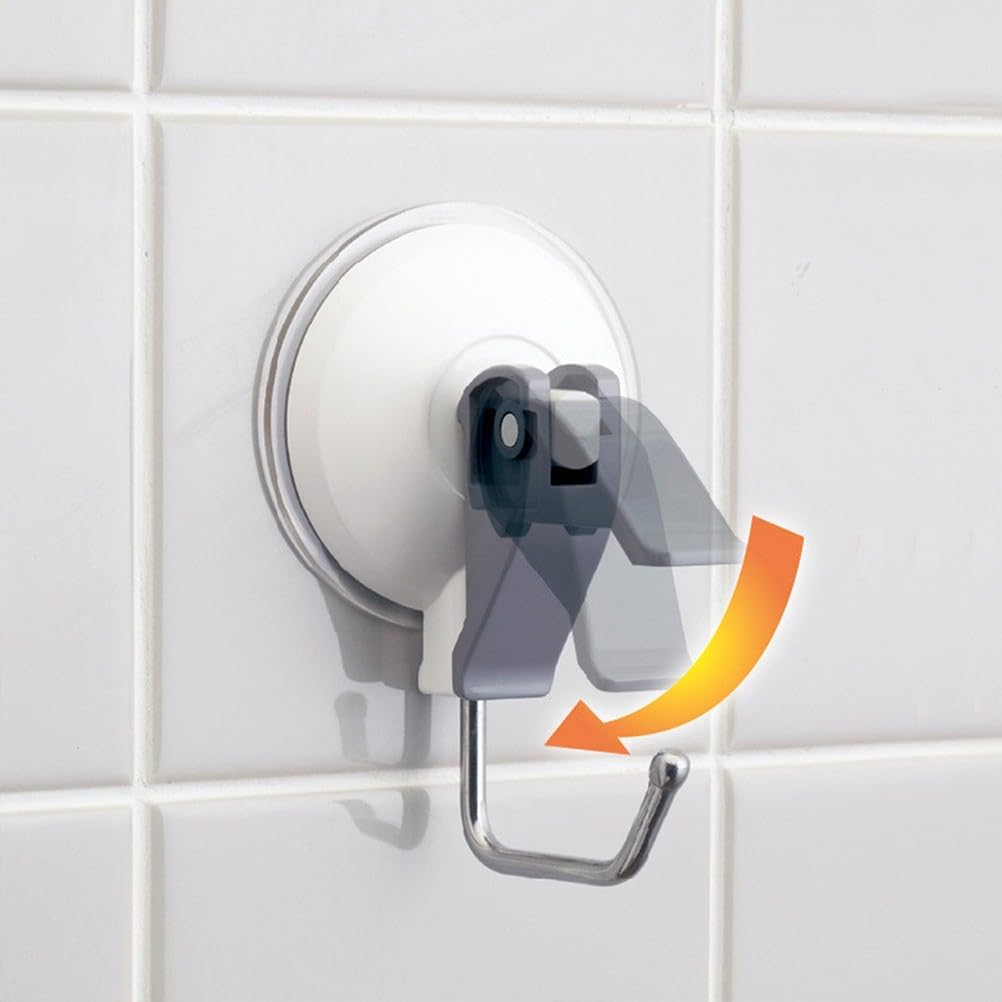 ya 26 10.21 baidi Removable Hooks Suction Cup Plastic Rack for Wall Shower Suciton Heavy Duty