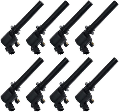 ya 9 10.24 8x Ignition Coils 6G33-12A366-CA for Aston Martin Vantage Vanquish DB9 AS1V08
