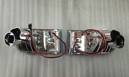 ya 10 9.16 zhengce LED Refit for Toyota Prado LC120 2003-2009 Rear Bumper Fog Light Lamp Moldi