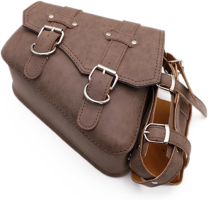 ya 11 9.14 baidiLeft Side Saddlebag Saddle Bag With Drink Holder Bag for Harley Sportster XL883
