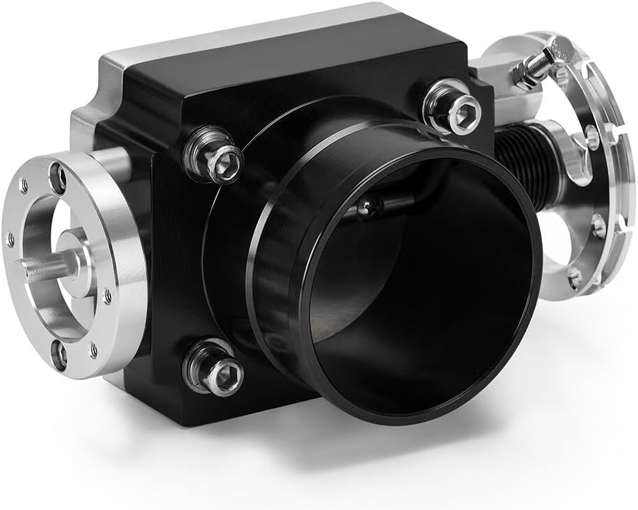 ya 9 10.24 Universal 70MM 2.75'' Billet Aluminum High Flow Intake for MAN ifold Throttle Body