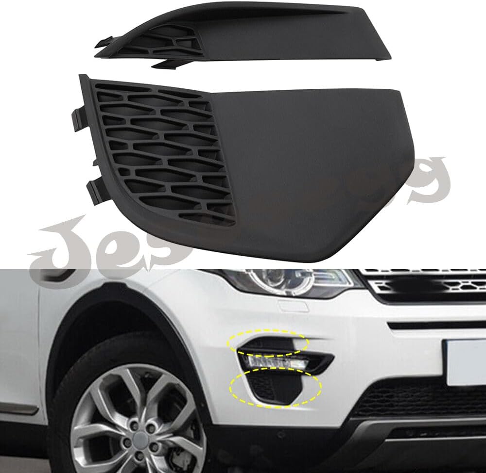 ya 9 10.24 for Land Rover Discovery Sport 2015-19 Upper&Lower Right Fog Light Bumper Bezel