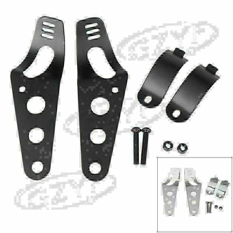 ya 6 8.24 baidi Universal for Harley 38-43mm Headlight Mount Bracket Fork Ear Chopper Cafe Racer