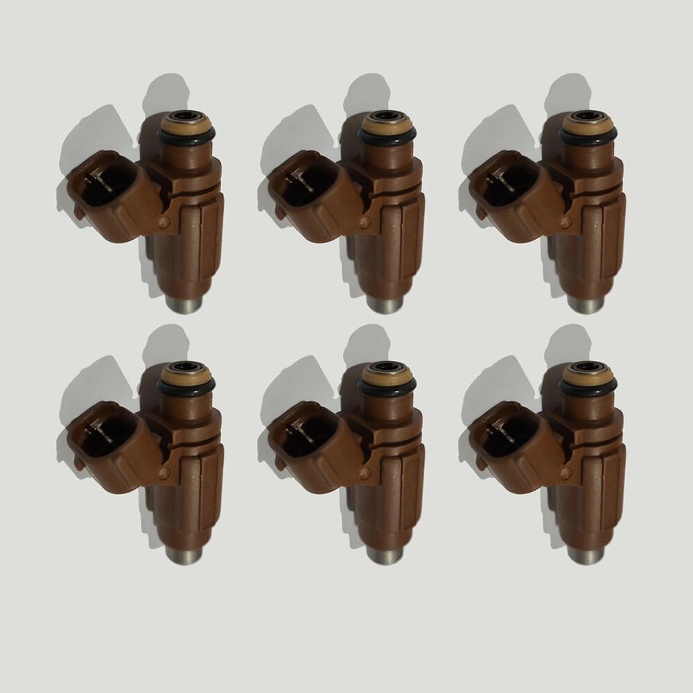 ya 2 8.15 6Pcs 15710-96J00 Fuel Injector Nozzle for Suzuki Outboard F150 200 225 250 300HP