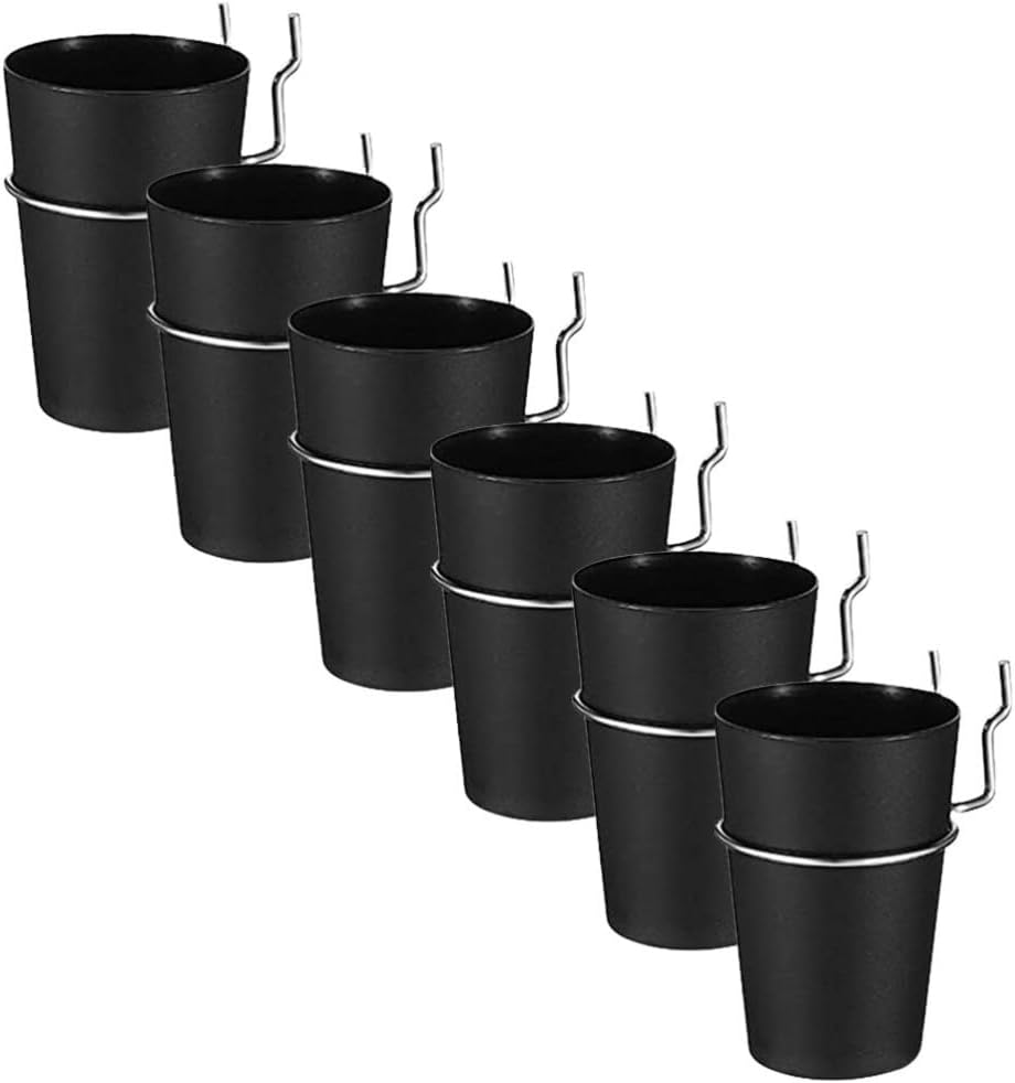 ya 26 10.21 baidi 6 Sets Pinboard Cup Holder Peg Accessories Kit Pegboard Tool Organizer