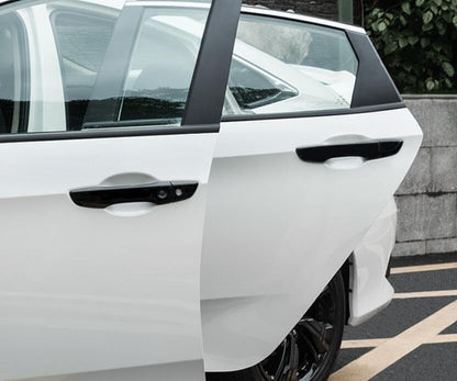 ya 2 8.15 for Honda Civic 2016-2021 Gloss Black with for Smart Hole Exterior Door Handle Cover Trim 