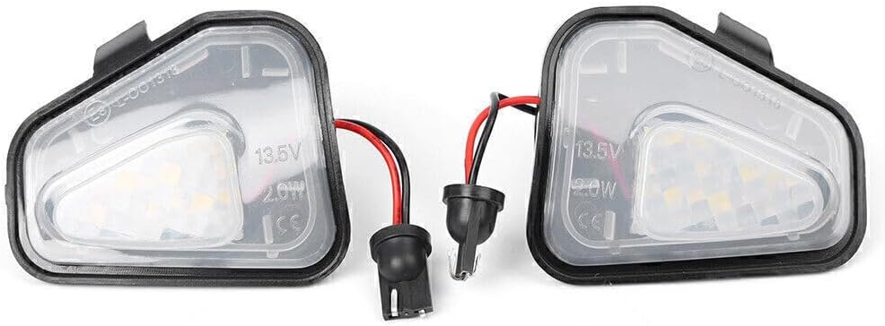 ya 4 8.8 2xLED Side Mirror Puddle Light Bug Free Fits for VW for VW EOS Passat B7 CC