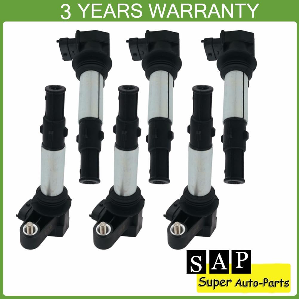 ya 4 8.24 baidi 6X Ignition Coil UF375 for Chevrolet Traverse for Cadillac CTS for GMC for Buick for Saab for Saturn