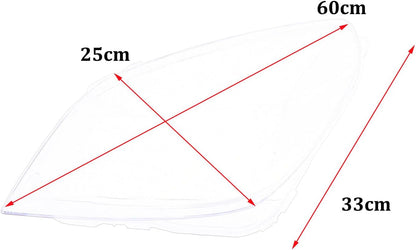 ya 10 9.16 zhengce 2X Front Halogen Headlight Headlamp Cover Lamp Lens for Opel for Astra H 20