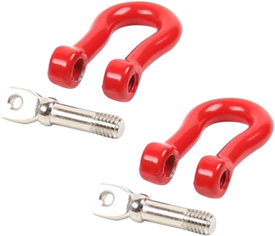 ya 4 8.8.2 Trailer Hitch Auto Hook Car Rear Tow Universal Hooks for Trucks Red