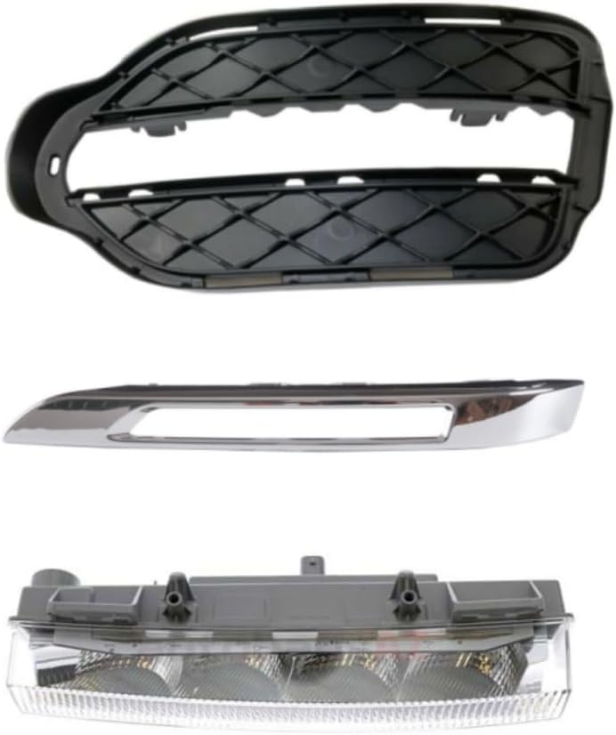 ya 4 8.10 Set of 3x Left Front Fog Driving Light ASSY for Mercedes-Benz X204 GLK350 2013-2015