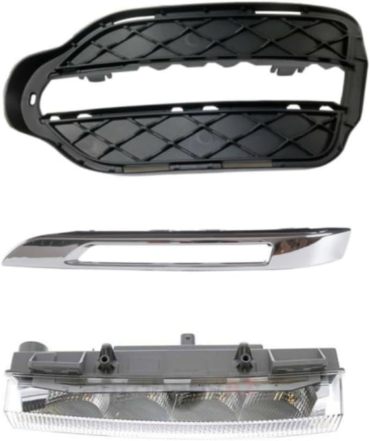 ya 4 8.10 Set of 3x Left Front Fog Driving Light ASSY for Mercedes-Benz X204 GLK350 2013-2015