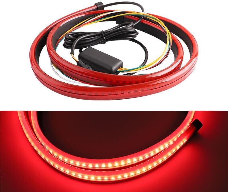 ya 14 9.20 zhengce 12V car high brake LED flash taillight modification universal streamer ligh-1