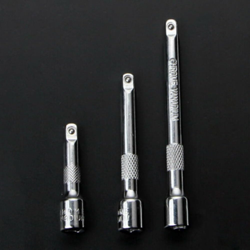 ya 14 9.20 baidi 3Pcs Extension Extender Bar Set 1/4inch Drive Ratchet Wrench Socket Practial New-1