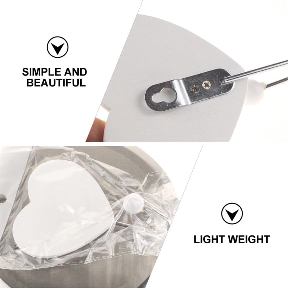 ya 26 10.21 baidi 5Pcs Kitchen Hanger Hooks Heart Shape Hole Punched Hook Wall-Mounted
