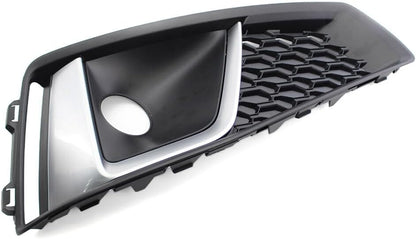 ya 4 8.14 for Audi A4 B9 S4 2018-2020 Front Bumper Grill Right Fog Light Lamp Cover