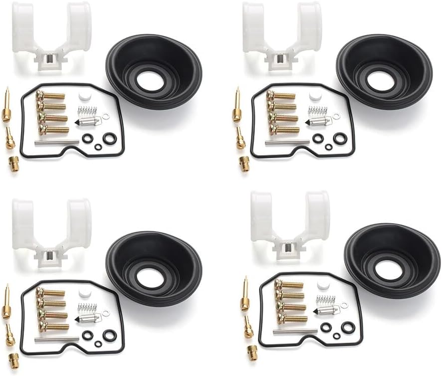 ya 13 9.15 baidi 4x Carburetor Repair Kit Diaphragm Float Fit for Kawasaki ZL900 A Eliminator 1985-86