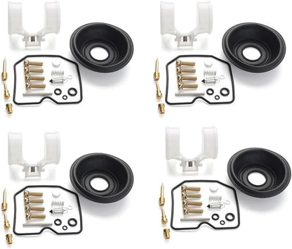 ya 13 9.15 baidi 4x Carburetor Repair Kit Diaphragm Float Fit for Kawasaki ZL900 A Eliminator 1985-86