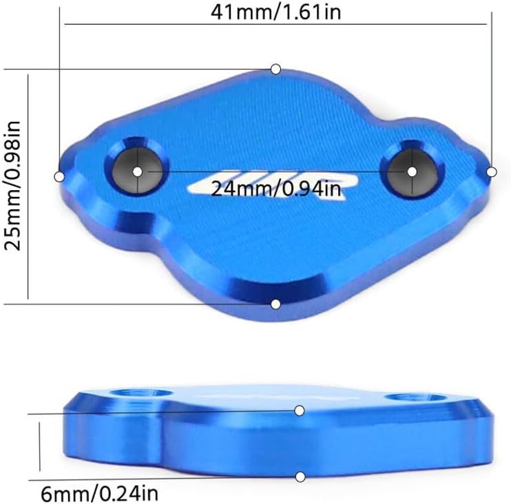 ya 23 10.7 baidi WR LOGO Rear Brake Reservoir Cover Cap for Yamaha WR250F WR250R WR250X WR450F