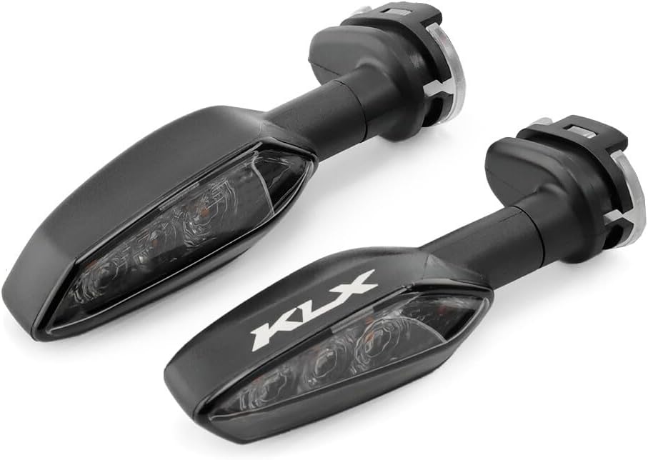 ya 13 9.15 baidi KLX LOGO LED Turn Signal Light Flash Indicator for Kawasaki KLX 300/SM 230/SM
