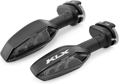 ya 13 9.15 baidi KLX LOGO LED Turn Signal Light Flash Indicator for Kawasaki KLX 300/SM 230/SM