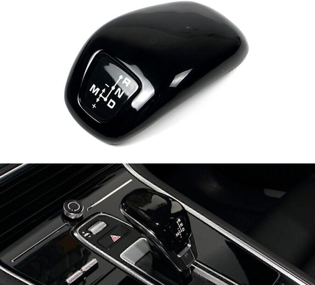 ya 4 8.24 baidi Car Gear Shift Knob Cover Trim Fit for Porsche for Panamera 971 Chassis G2 17-2020 Black