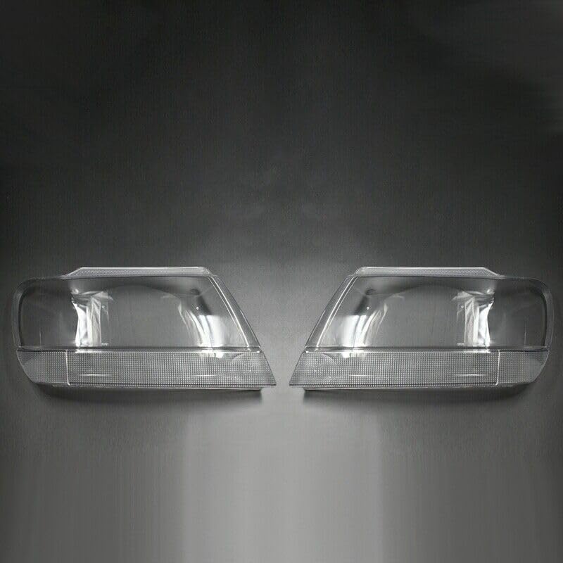 ya 4 8.10 Pair Front Headlights Glass Lens Cover for Jeep for Grand Cherokee 1999-2004
