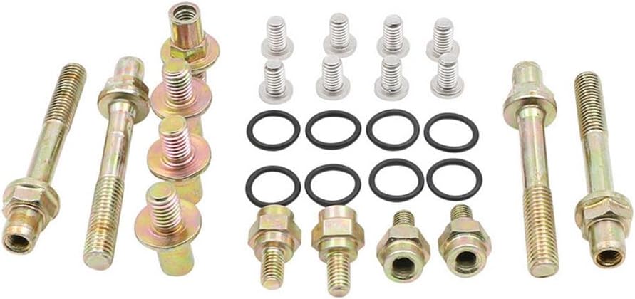 ya 11 9.14 baidiB-SERIES ALUMINUM Engine VALVE COVER WASHER SEAL BOLT NUT KIT B16 B18 Red
